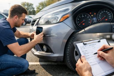 Cum verifici starea tehnică a unei mașini închiriate înainte de a pleca din parcare?