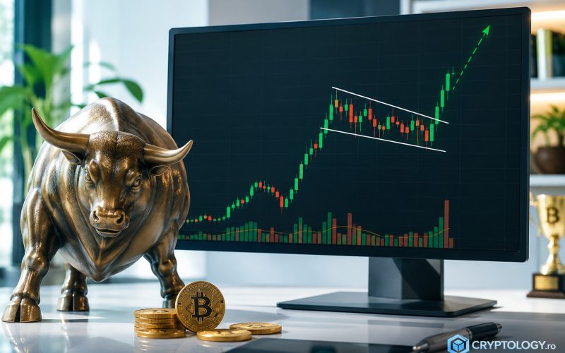 Bull flag, formațiunea care anunță că un trend crypto nu s-a terminat