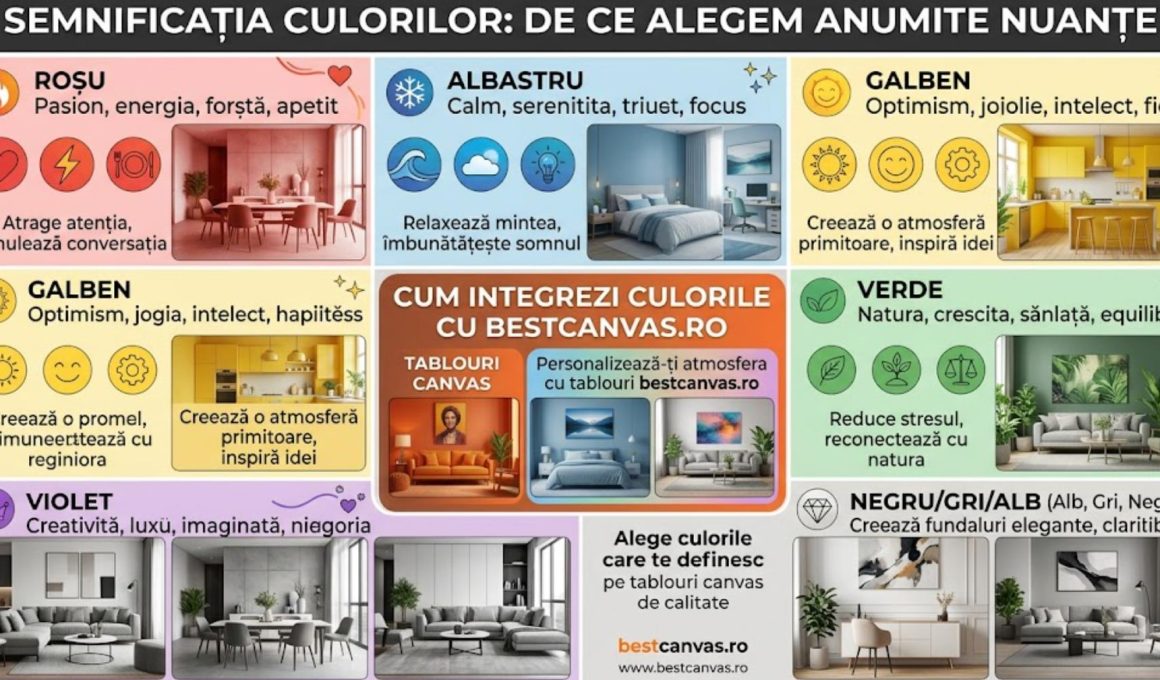 Semnificatia culorilor de ce alegem anumite nuante