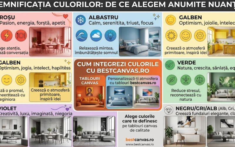 Semnificatia culorilor de ce alegem anumite nuante